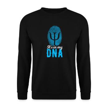 Psychology DNA - Unisex Sweatshirt - black - Front - Alina (178cm) & Michal (187cm)