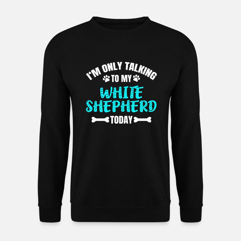 White Shepherd - Unisex Sweatshirt - black