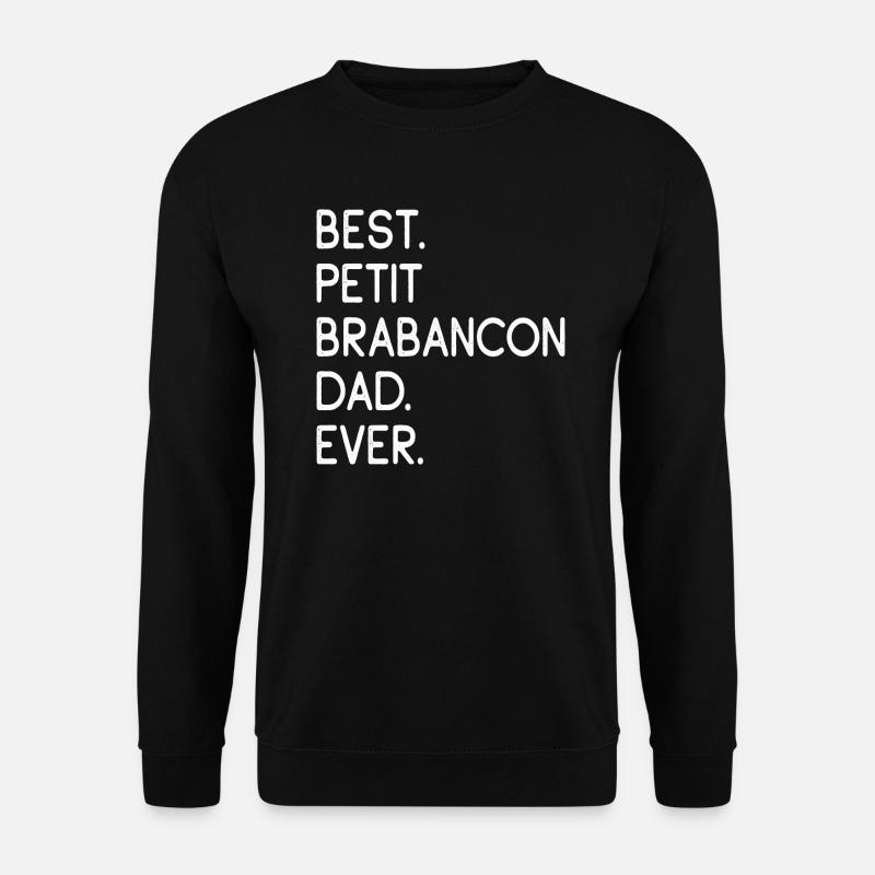 Petit Brabançon Papa - Sweat-shirt Unisexe - noir