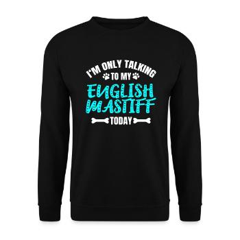 Deutsch Mastiff - Sweat-shirt Unisexe - noir - Devant - Alina (178cm) & Michal (187cm)