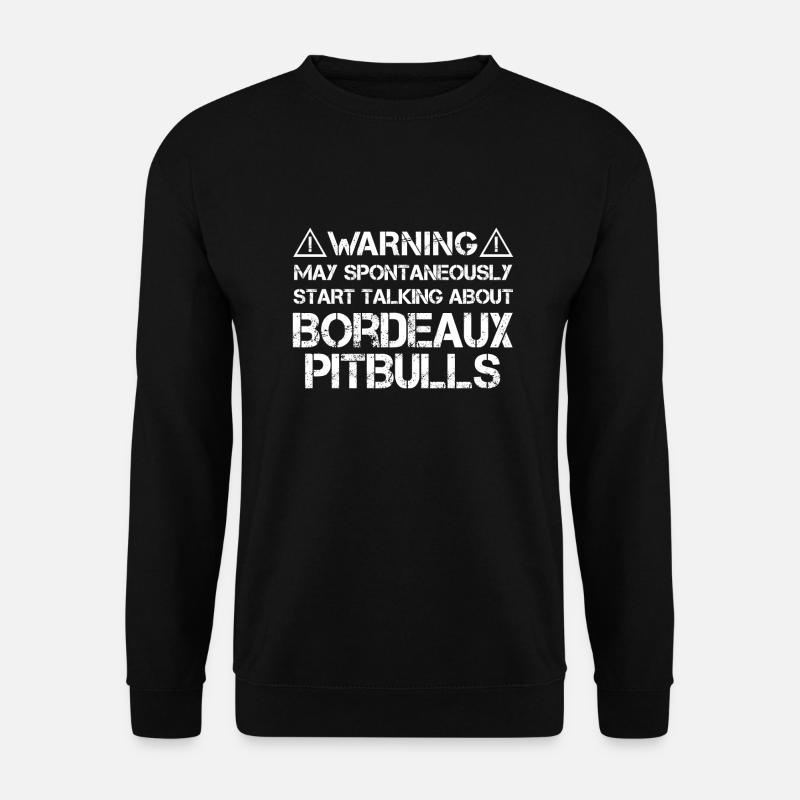 Bordeaux Pitbull - Unisex Pullover - Schwarz