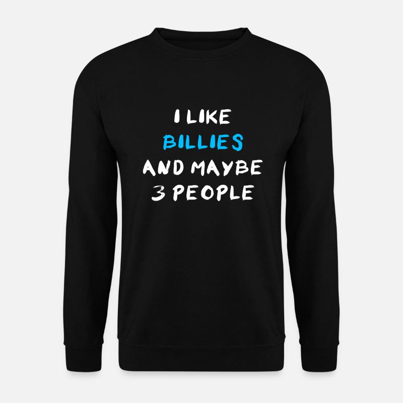 Billy - Unisex Pullover - Schwarz