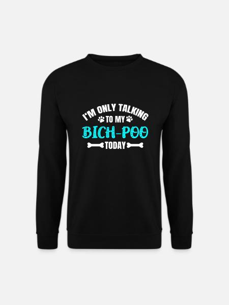 Bich-Poo - Unisex Sweatshirt - black
