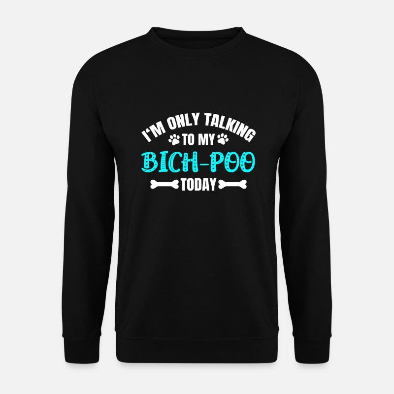 Bich-Poo - Unisex Sweatshirt - black