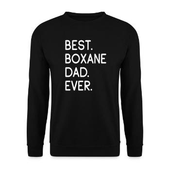 Boxane Papa - Sweat-shirt Unisexe - noir - Devant - Alina (178cm) & Michal (187cm)