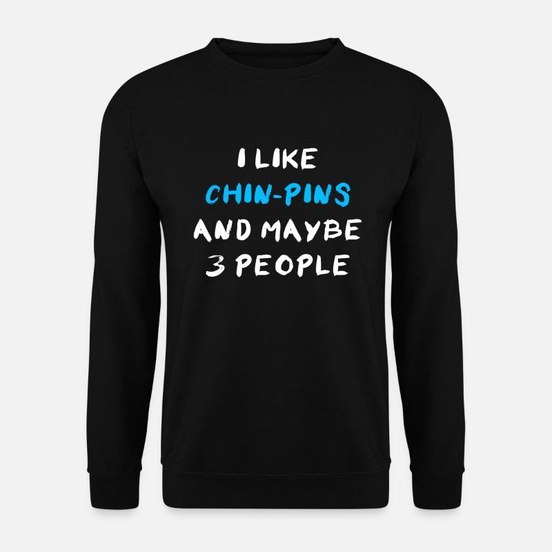 Chin-Pin - Unisex Pullover - Schwarz