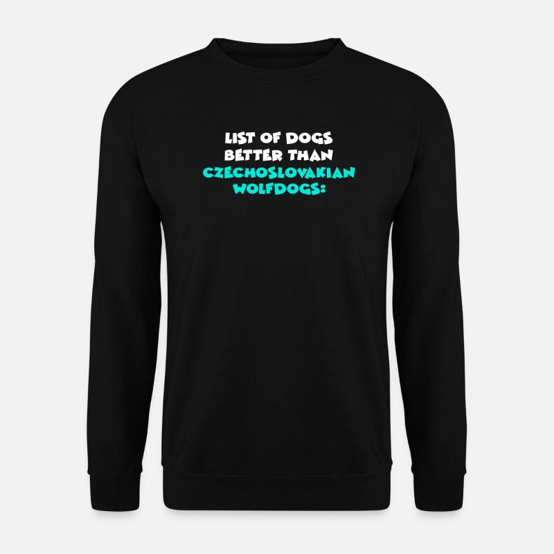 Czechoslovakian Wolfdogs - Unisex Pullover - Schwarz