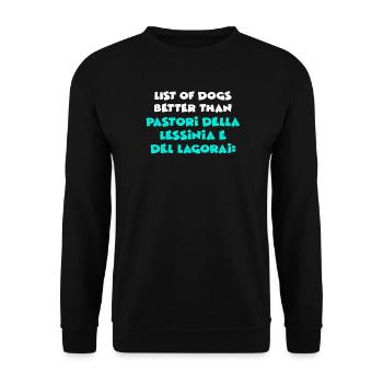 Pastori Della Lessinia E Del Lagorai - Unisex Sweatshirt - black - Front - Alina (178cm) & Michal (187cm)