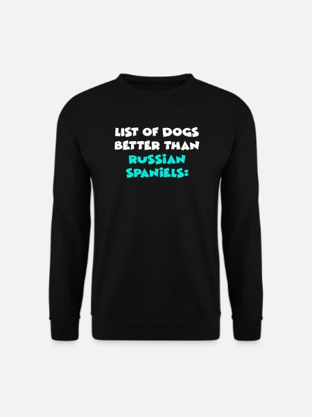 Russian Spaniels - Unisex Sweatshirt - black
