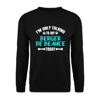 Berger De Beauce - Unisex Pullover - Schwarz - Vorne - Alina (178cm) & Michal (187cm)