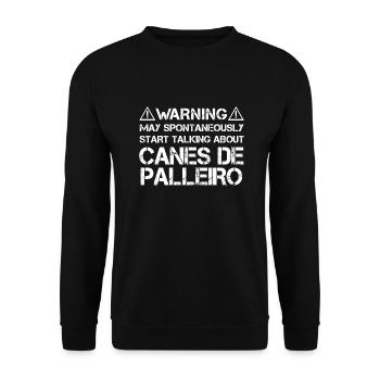 Can de Palleiro - Sweat-shirt Unisexe - noir - Devant - Alina (178cm) & Michal (187cm)