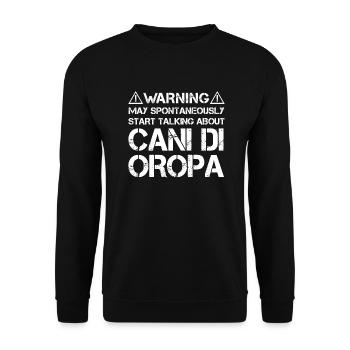 Cane di Oropa - Sweat-shirt Unisexe - noir - Devant - Alina (178cm) & Michal (187cm)