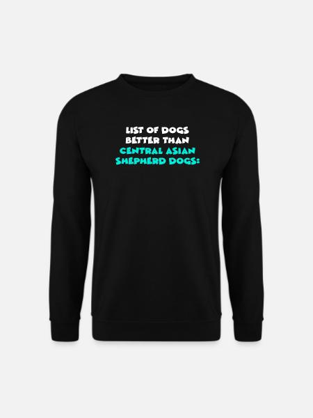 Central Asian Shepherd Dogs - Unisex Pullover - Schwarz