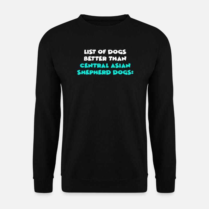 Central Asian Shepherd Dogs - Unisex Pullover - Schwarz