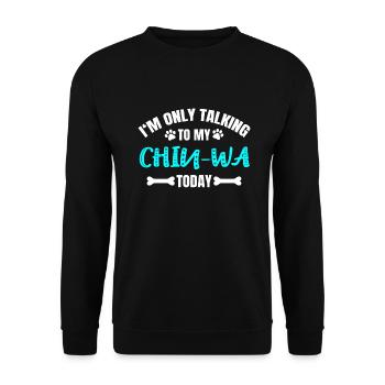 Chin-Wa - Sweat-shirt Unisexe - noir - Devant - Alina (178cm) & Michal (187cm)