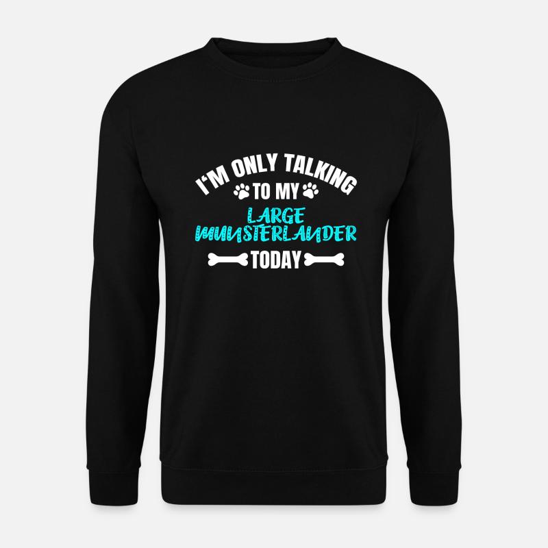 Large Munsterlander - Unisex Sweatshirt - black