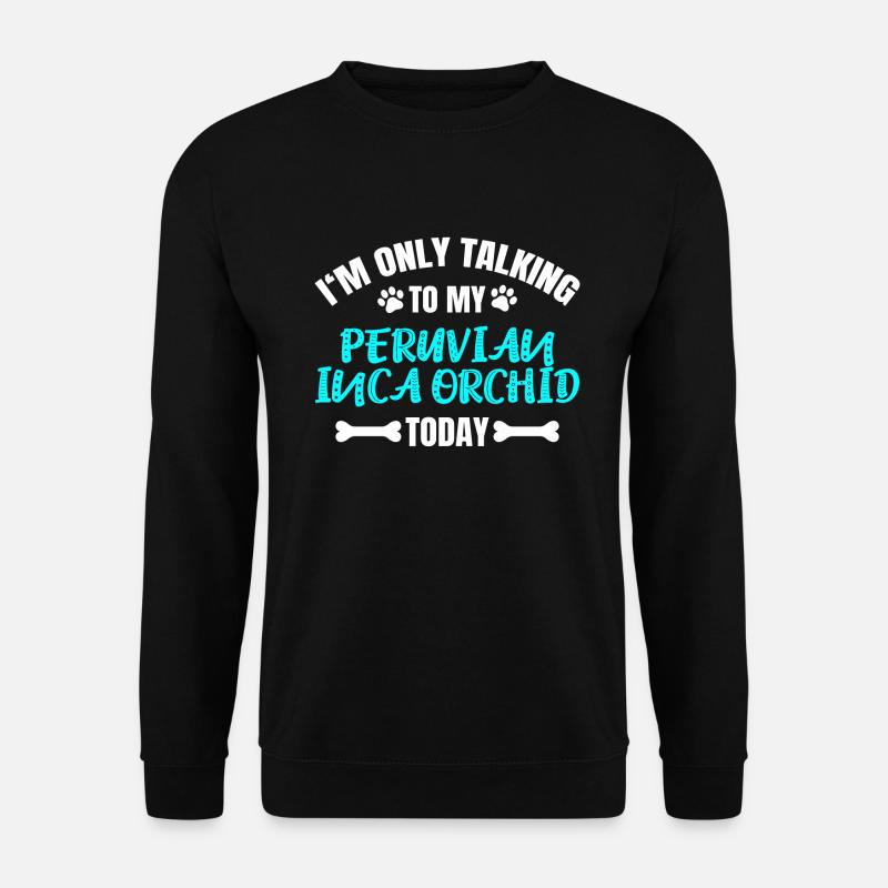 Peruvian Inca Orchid - Unisex Pullover - Schwarz