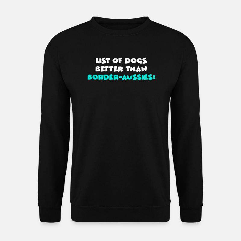 Border-Aussies - Unisex Sweatshirt - black