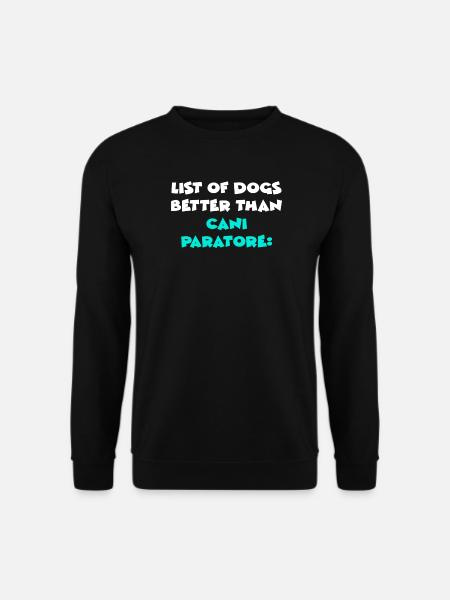 Cani Paratore - Sweat-shirt Unisexe - noir