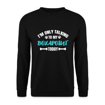 Boxapoint - Unisex Sweatshirt - black - Front - Alina (178cm) & Michal (187cm)
