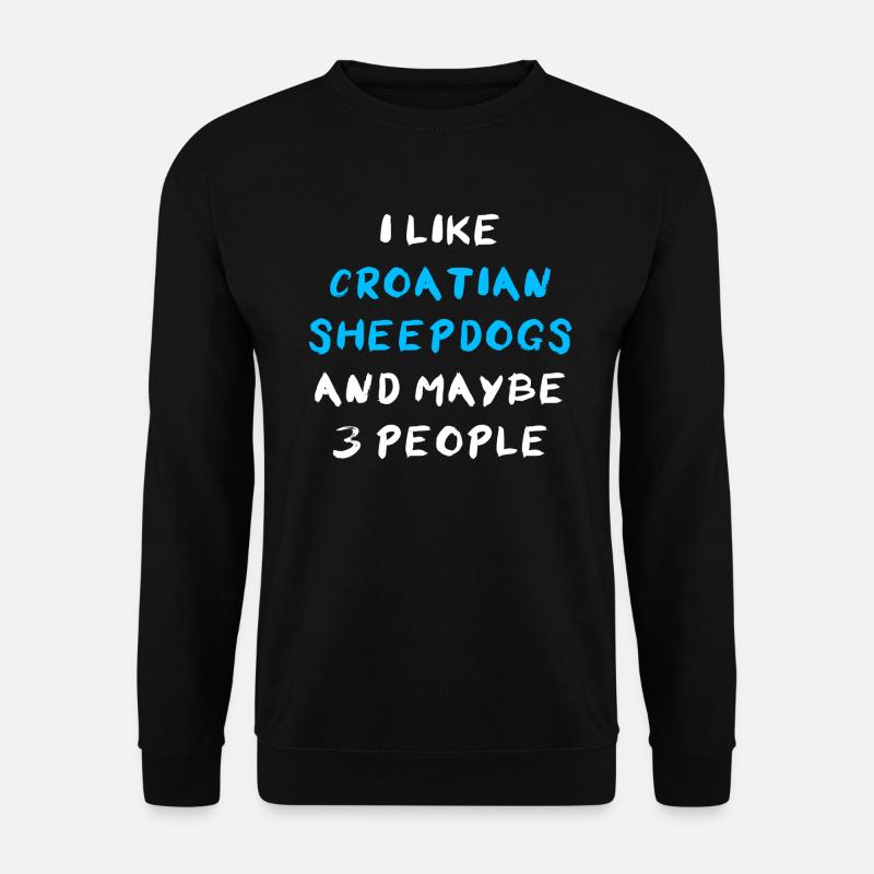 Croatian Sheepdog - Unisex Sweatshirt - black