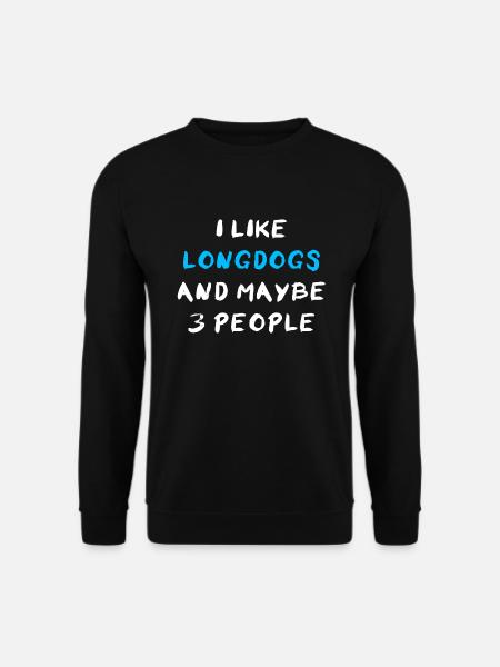Longdog - Unisex Sweatshirt - black