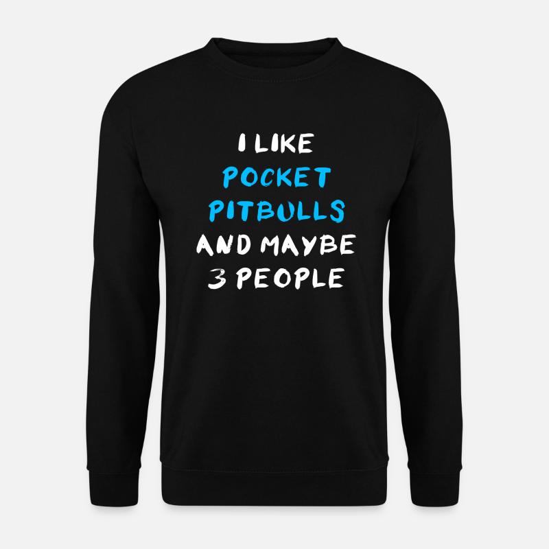 Pocket Pitbull - Unisex Sweatshirt - black
