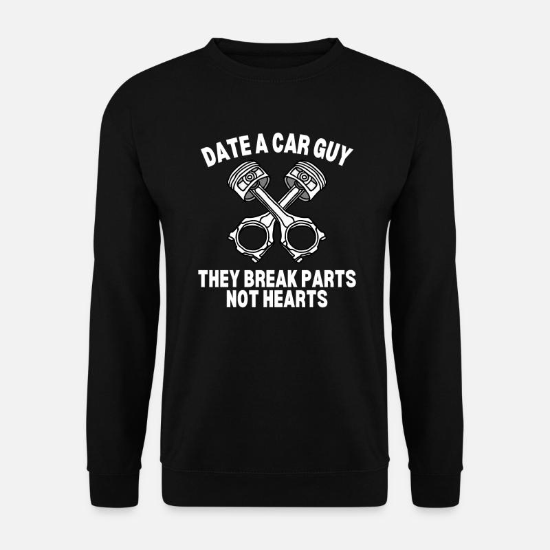 DATE A CAR GUY - Unisex Sweatshirt - black
