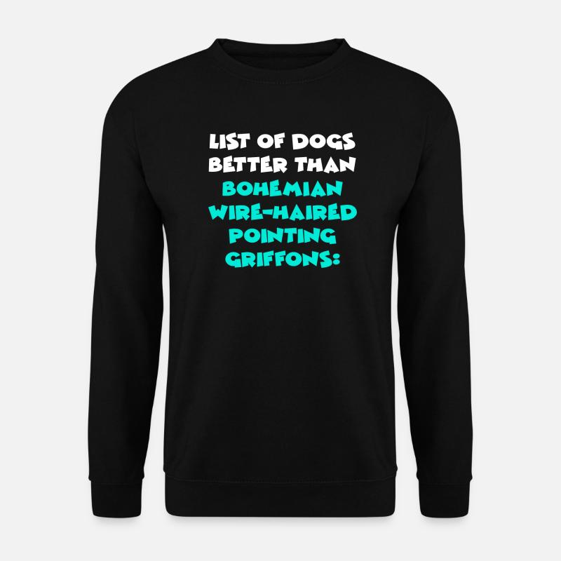 Bohemian Wire-Haired Pointing Griffons - Unisex Sweatshirt - black