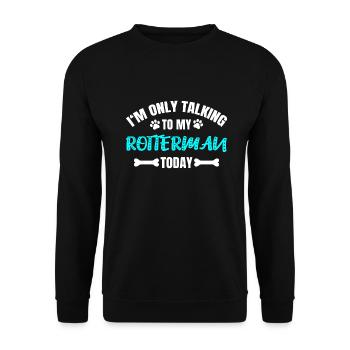 Rotterman - Unisex Sweatshirt - black - Front - Alina (178cm) & Michal (187cm)