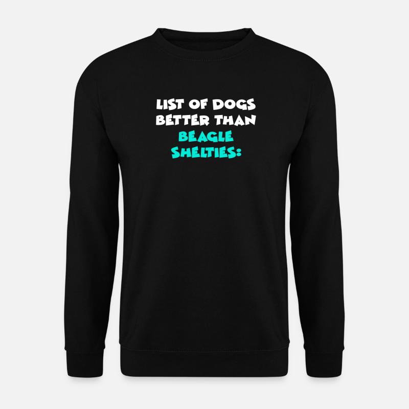 Beagle Shelties - Sweat-shirt Unisexe - noir