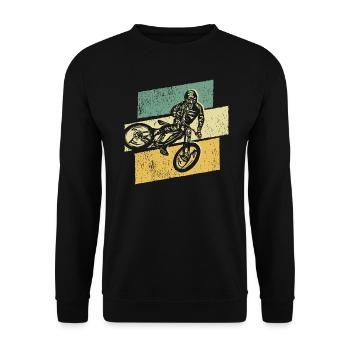 Vélo de montagne Vélo de montagne Vélo de montagne - Sweat-shirt Unisexe - noir - Devant - Alina (178cm) & Michal (187cm)