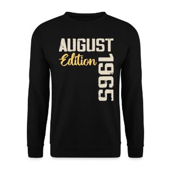 Anniversary August 1965 - Limited Edition August 1965 - Unisex Sweatshirt - black - Front - Alina (178cm) & Michal (187cm)