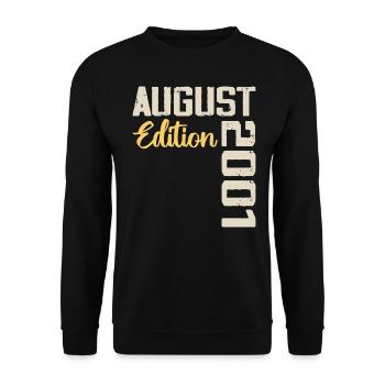 Anniversary August 2001 - Limited Edition August 2001 - Unisex Sweatshirt - black - Front - Alina (178cm) & Michal (187cm)