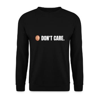 Ei s’en fiche - Sweat-shirt Unisexe - noir - Devant - Alina (178cm) & Michal (187cm)