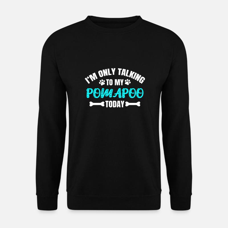 Pomapoo Pom-A-Poo - Unisex Sweatshirt - black