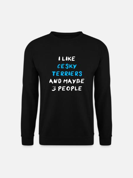 Cesky Terrier - Sweat-shirt Unisexe - noir