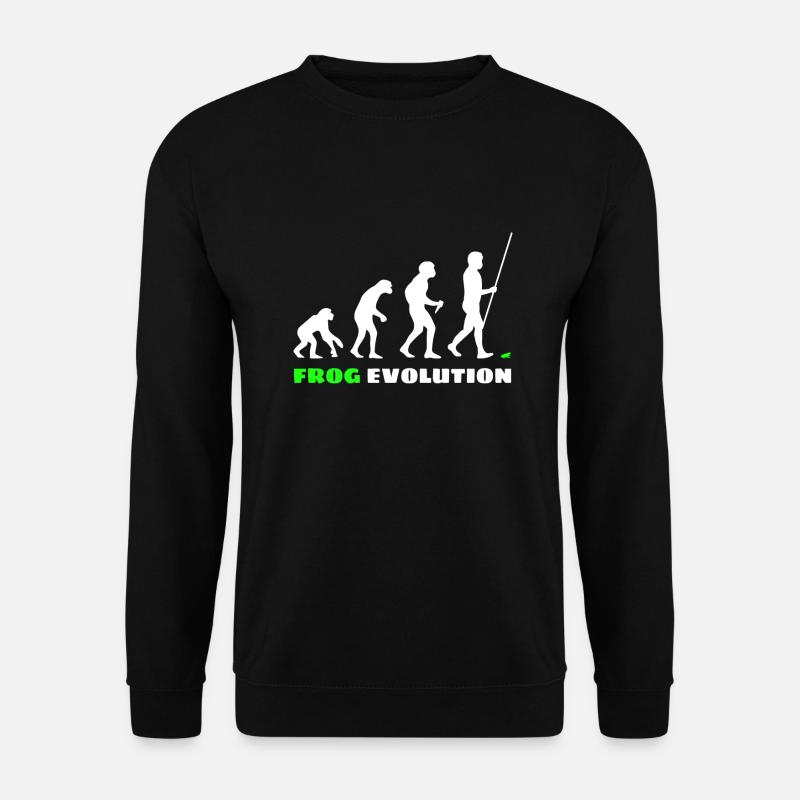 Frog Evolution - Unisex Sweatshirt - black