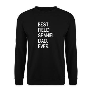 Field Spaniel - Unisex Sweatshirt - black - Front - Alina (178cm) & Michal (187cm)