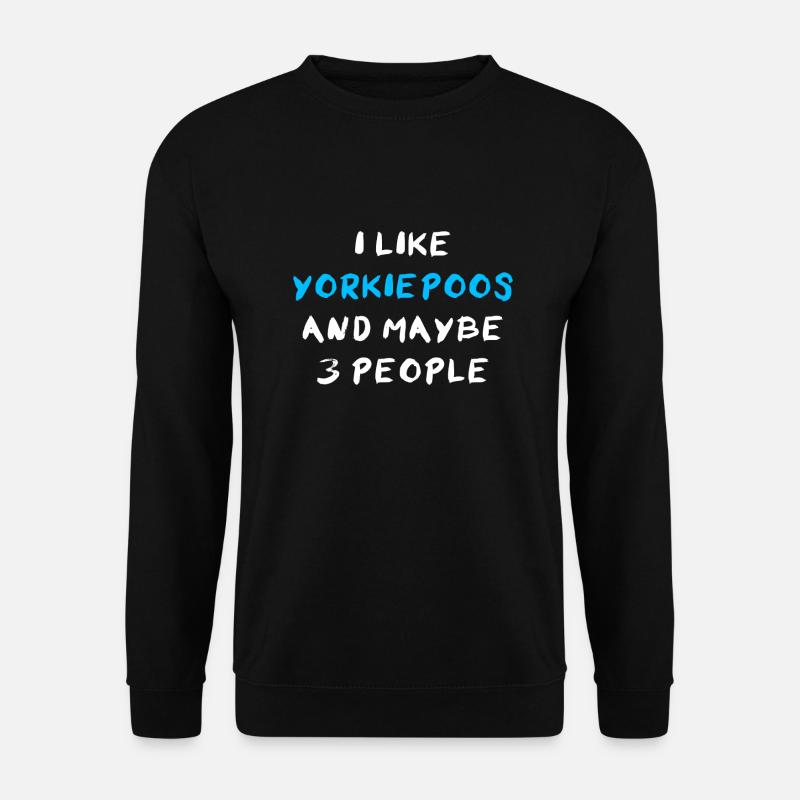 Yorkiepoo - Unisex Sweatshirt - black