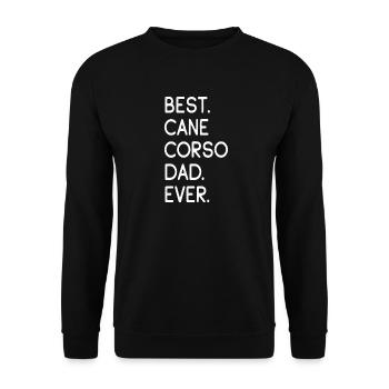 Cane Corso Italiano - Unisex Pullover - Schwarz - Vorne - Alina (178cm) & Michal (187cm)