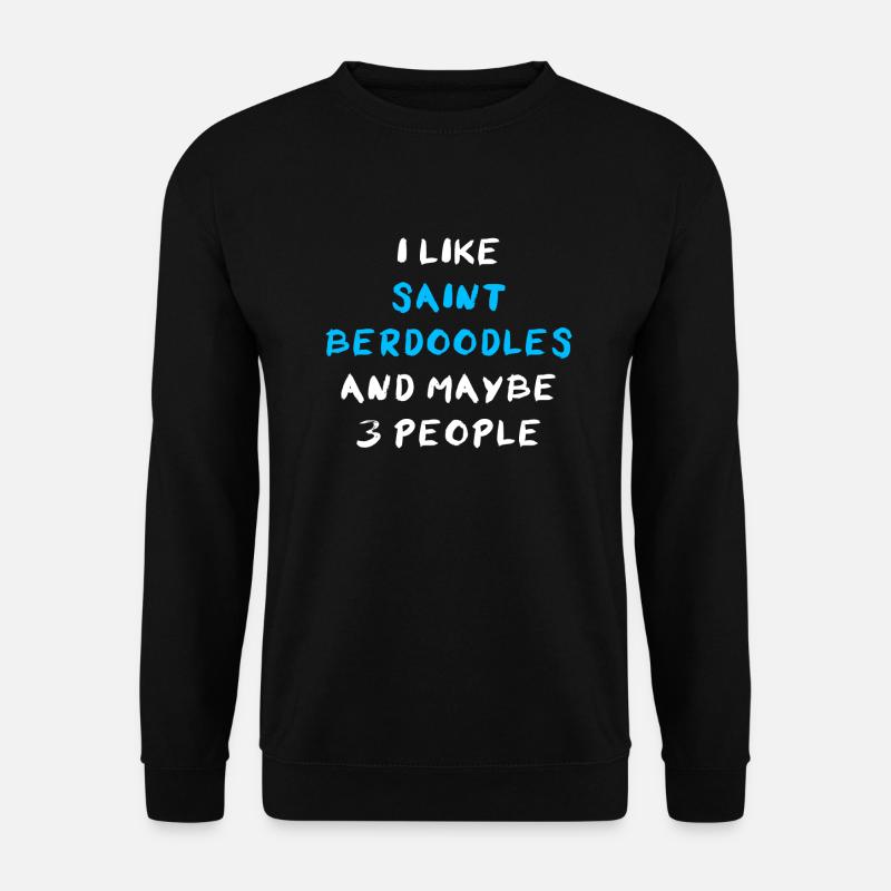 Saint Berdoodle - Unisex Sweatshirt - black