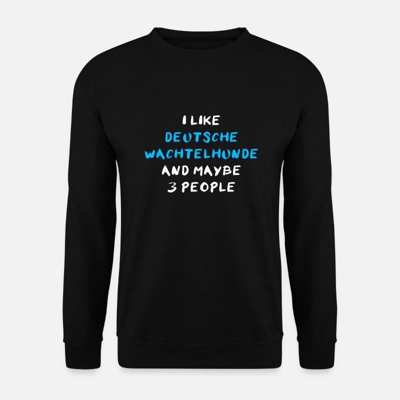 Deutscher Wachtelhund - Unisex Pullover - Schwarz