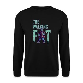 Dicker Zombie - Unisex Pullover - Schwarz - Vorne - Alina (178cm) & Michal (187cm)