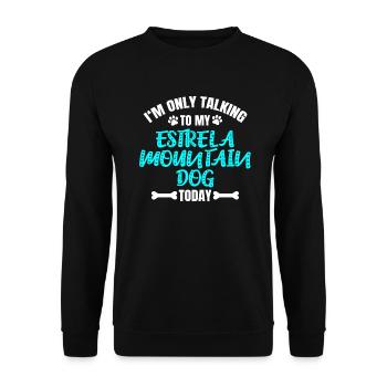 Chien de montagne Estrela Berghund - Sweat-shirt Unisexe - noir - Devant - Alina (178cm) & Michal (187cm)