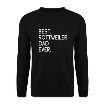 Rottweiler - Unisex Pullover - Schwarz - Vorne - Alina (178cm) & Michal (187cm)