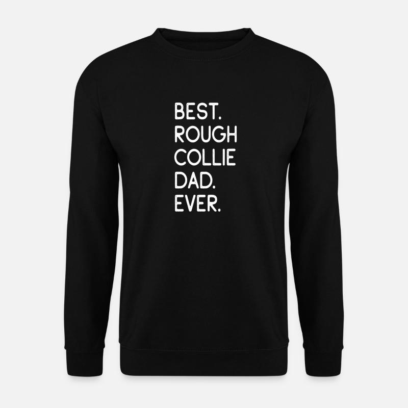 Rough Collie Longhair Collie - Unisex Sweatshirt - black