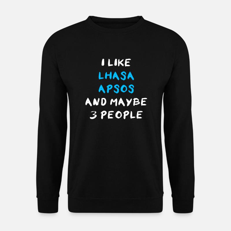 Lhassa Apso - Sweat-shirt Unisexe - noir