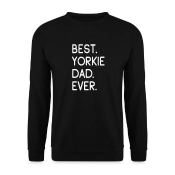 Yorkshire Terrier Yorkie - Unisex Sweatshirt - black - Front - Alina (178cm) & Michal (187cm)
