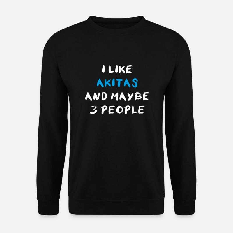 Akita - Unisex Pullover - Schwarz